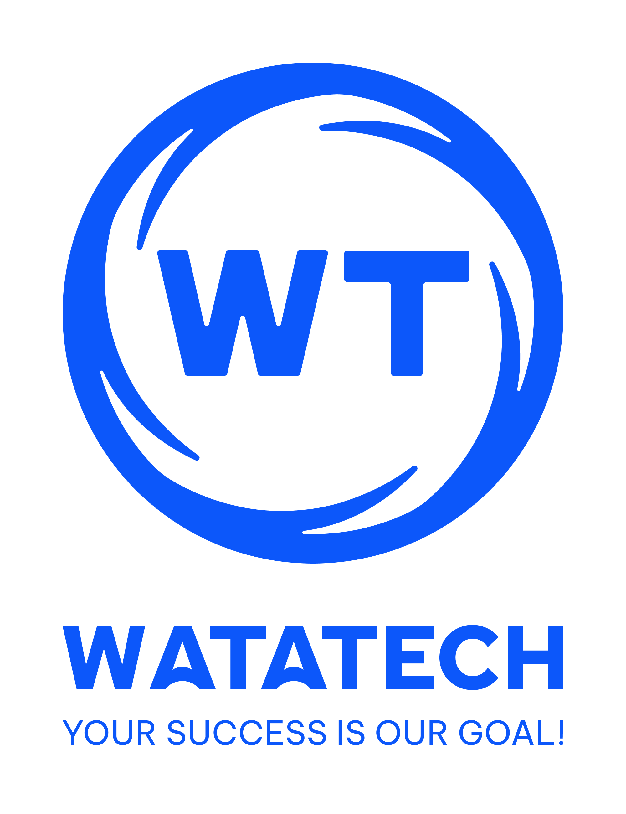 Watatech Logo Blue Full